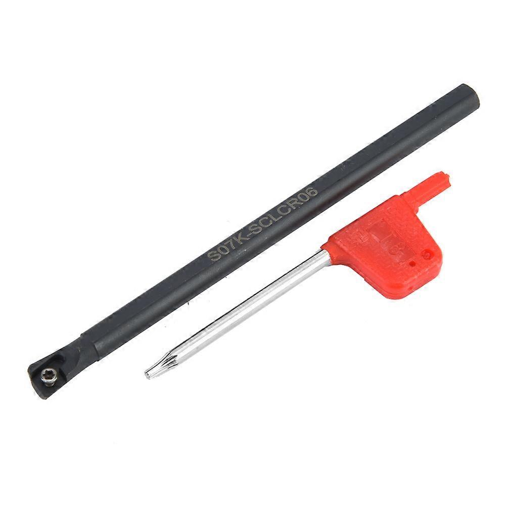 1pc S07k sCLCR06 Lathe Turning Tool Holder Internal Boring Bar 1pc Wrench