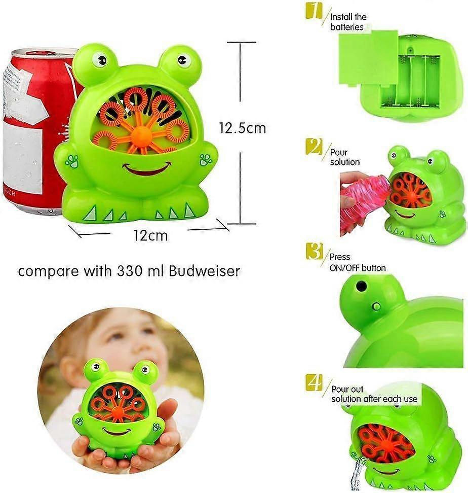 Automatic Bubble Maker Toys - för barn inomhus/utomhus trädgårdsspel