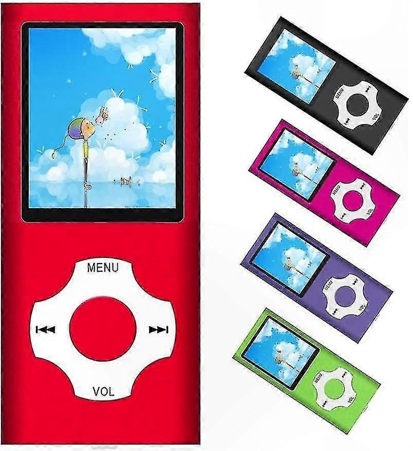 Portable Music Player with 32GB TF Card, Supports Music/Video/Voice Playback