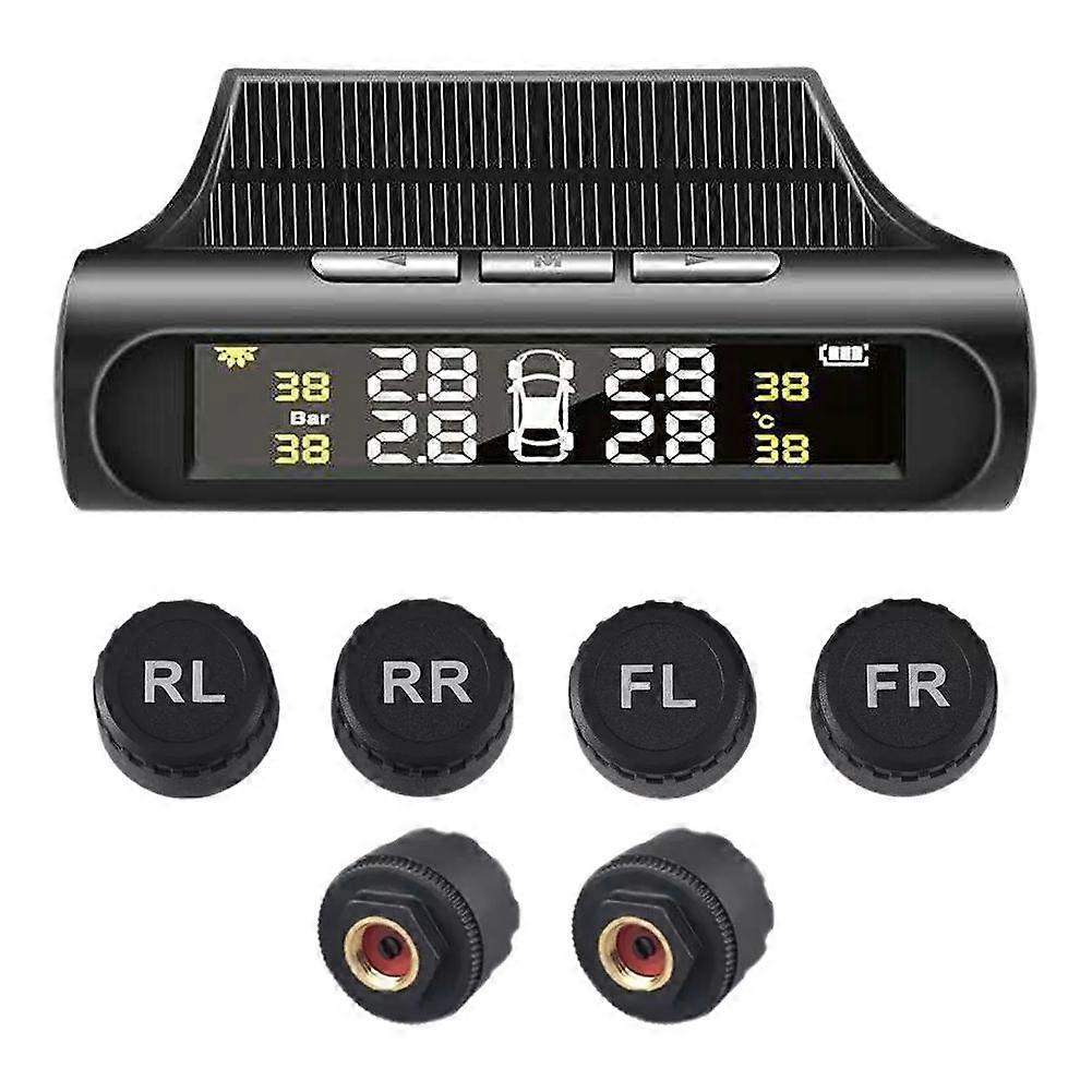 System monitorowania ciśnienia w oponach RV Monitor słoneczny TPMS z 4/6 czujnikami zewnętrznymi