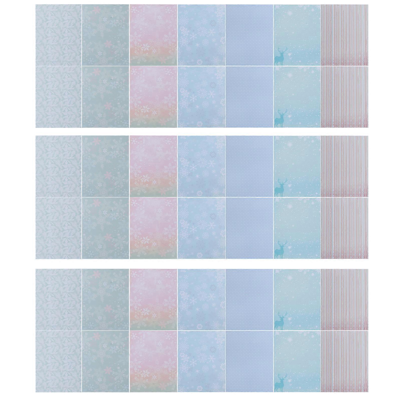 42Pcs DIY Journal Background Paper Set 14.7x19.5cm Multi-Pattern