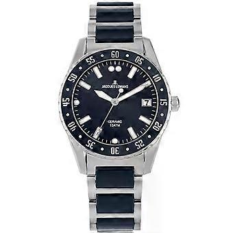 Jacques Lemans Herrenuhr Liverpool Edizione Speciale Ceramica HighTech blau (42-10B)