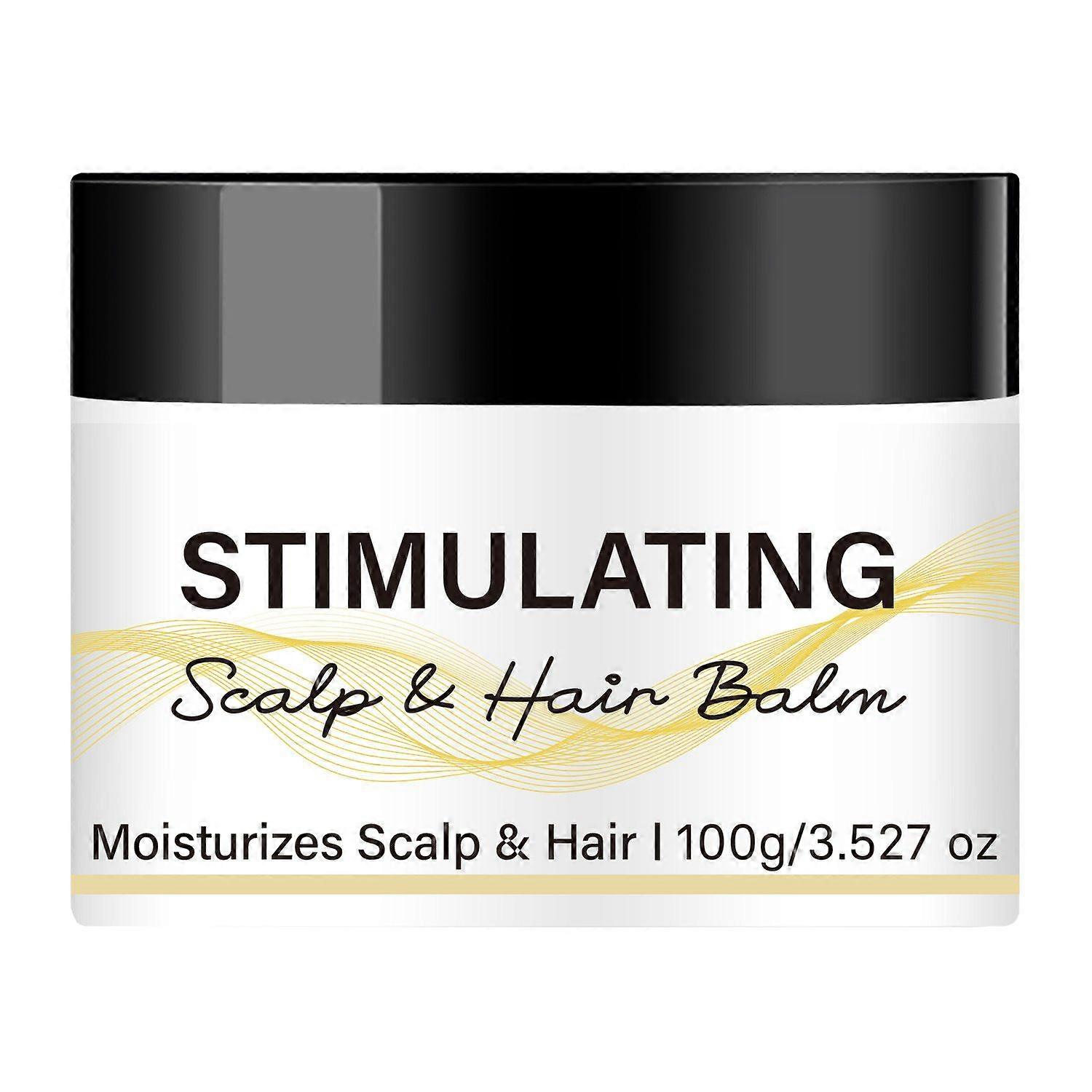 Stimulating Scalp and Hair Balm, Nourishes Scalp & Hair, Shea Butter and Mango Butter Blend, Strengthen Scalp and Give You a Glow Hair Look