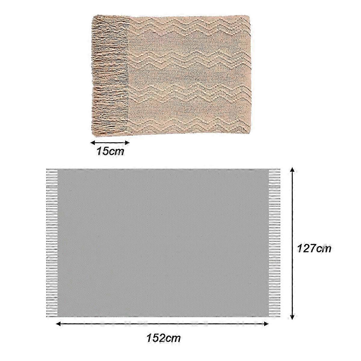 Throw Blanket Textured Solid Soft Sofa Throw Couch Cover Knitted Decorative Blanket, 2025