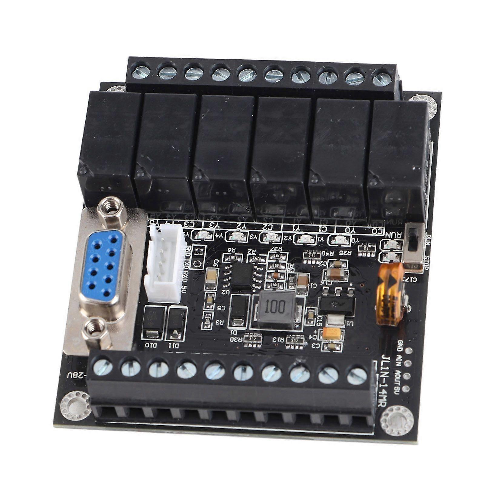 PLC Industrial Programmable Control Board FX1N14MR Relay Controller Module