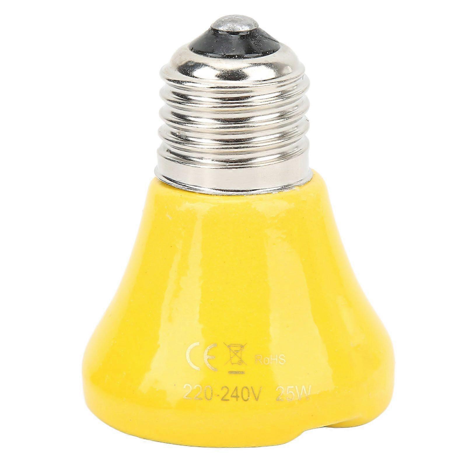 Ceramic Reptile Heat Lamp Bulb Mini Infrared Heat Ceramic Amphibian Heating Lamp for Lizards Reptiles 220V240V