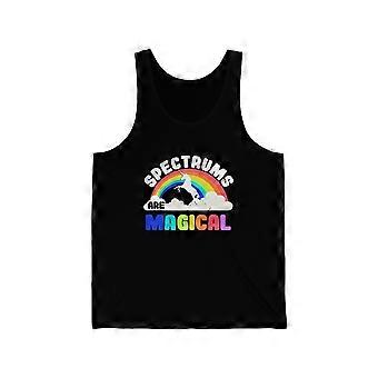 Autism Awareness Spectrums Are Magical Unisex Tank Top