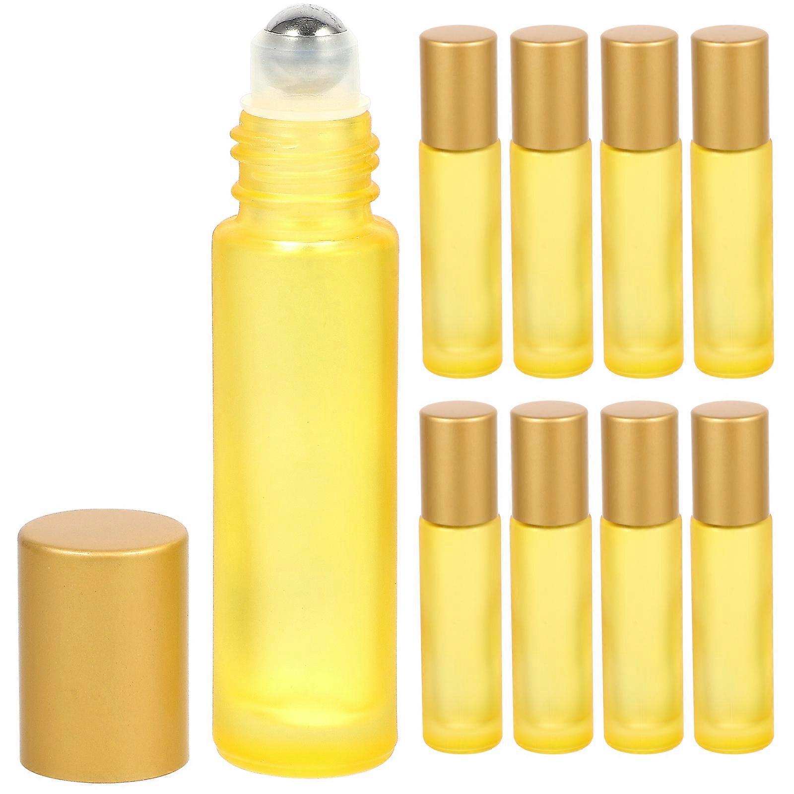 Essential Oil Dispenser Roll on Bottle for Business Storage Holder Steel Abs Material 10Pcs