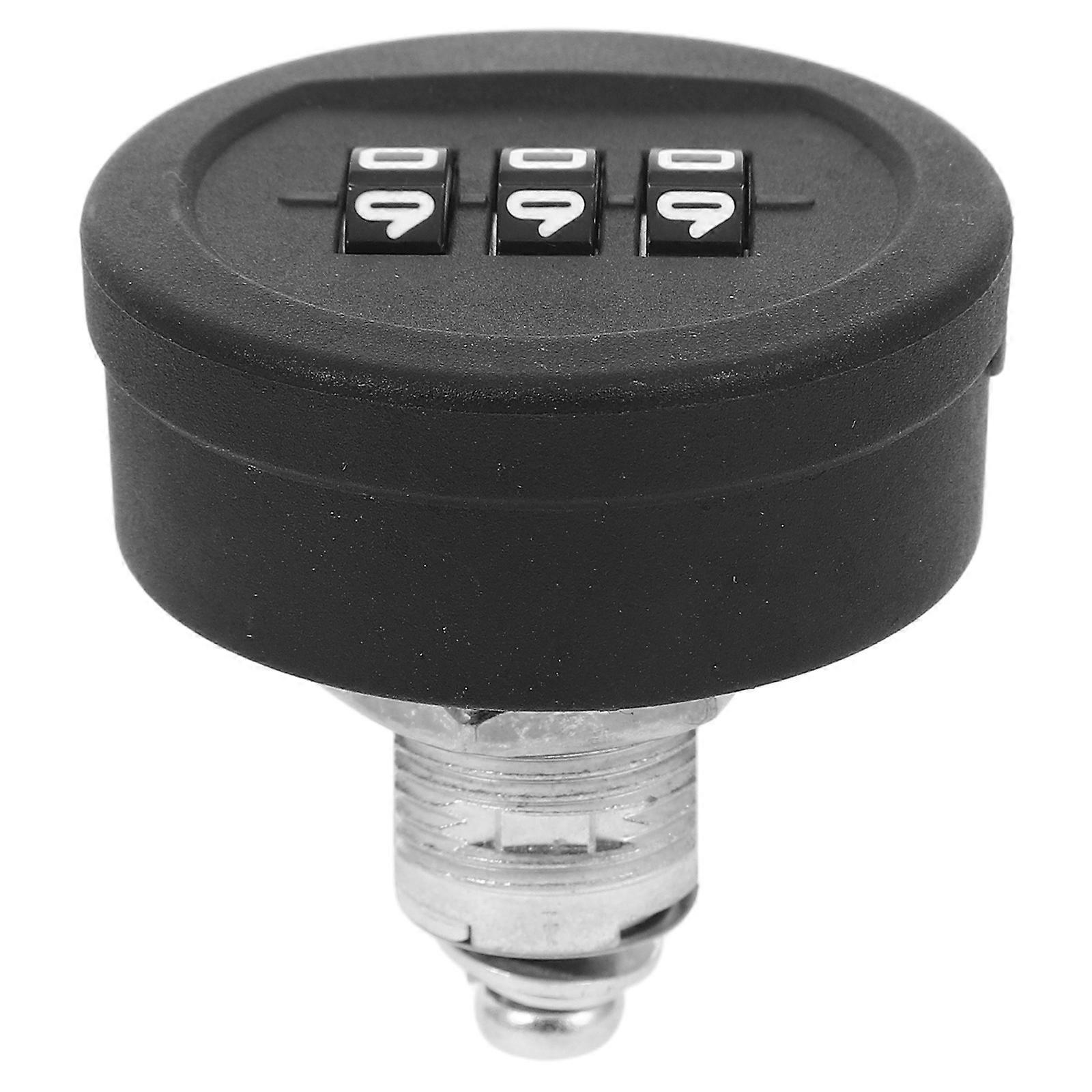 High Security Cabinet Lock For Document Storage Management Versatile Design Black 1Pcs