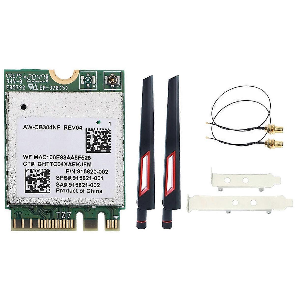AW-CB304NF RTL8821CE WiFi karta + 2X10DB anténna súprava 2.4G/5Ghz Bluetooth 4.2 433Mbps 802.11AC notebook IPC bezdrôtový modul