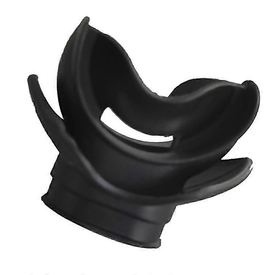 For Moldable Silicone Diving Bite Mouthpiece Regulator Black