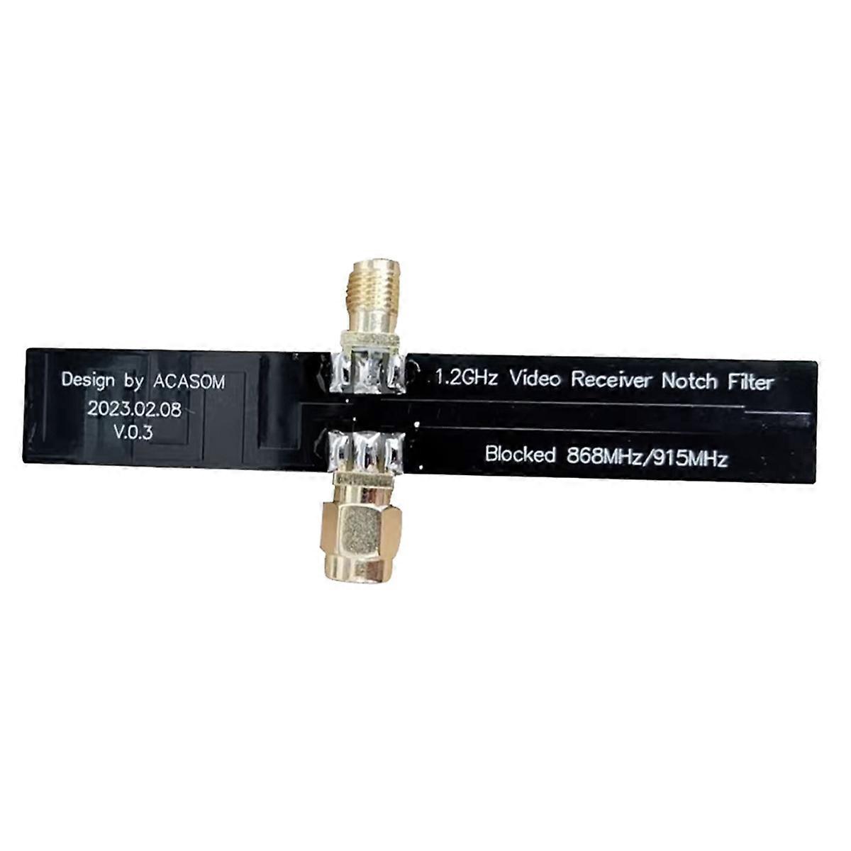 1.2GHz VRX Filter 868/915 MHz for 1.2-1.3GHz Video Receiver