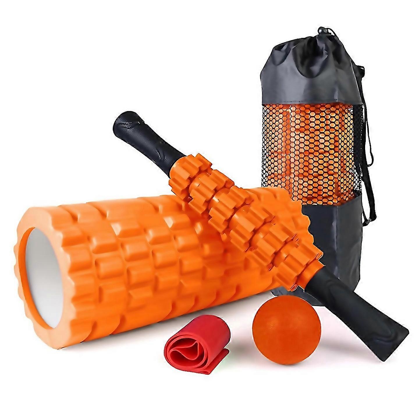 For 5 In1 Foam Roller Set Foam Roller Massage Roller Stick