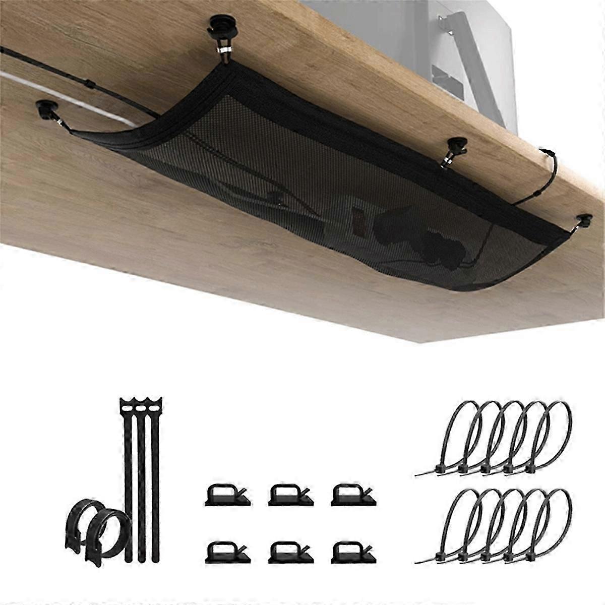 Cable Management Net - Under Desk Cable Management Tray