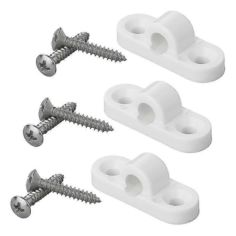 Horizontal Plastic Curtain Rings - Set of 3 Pieces