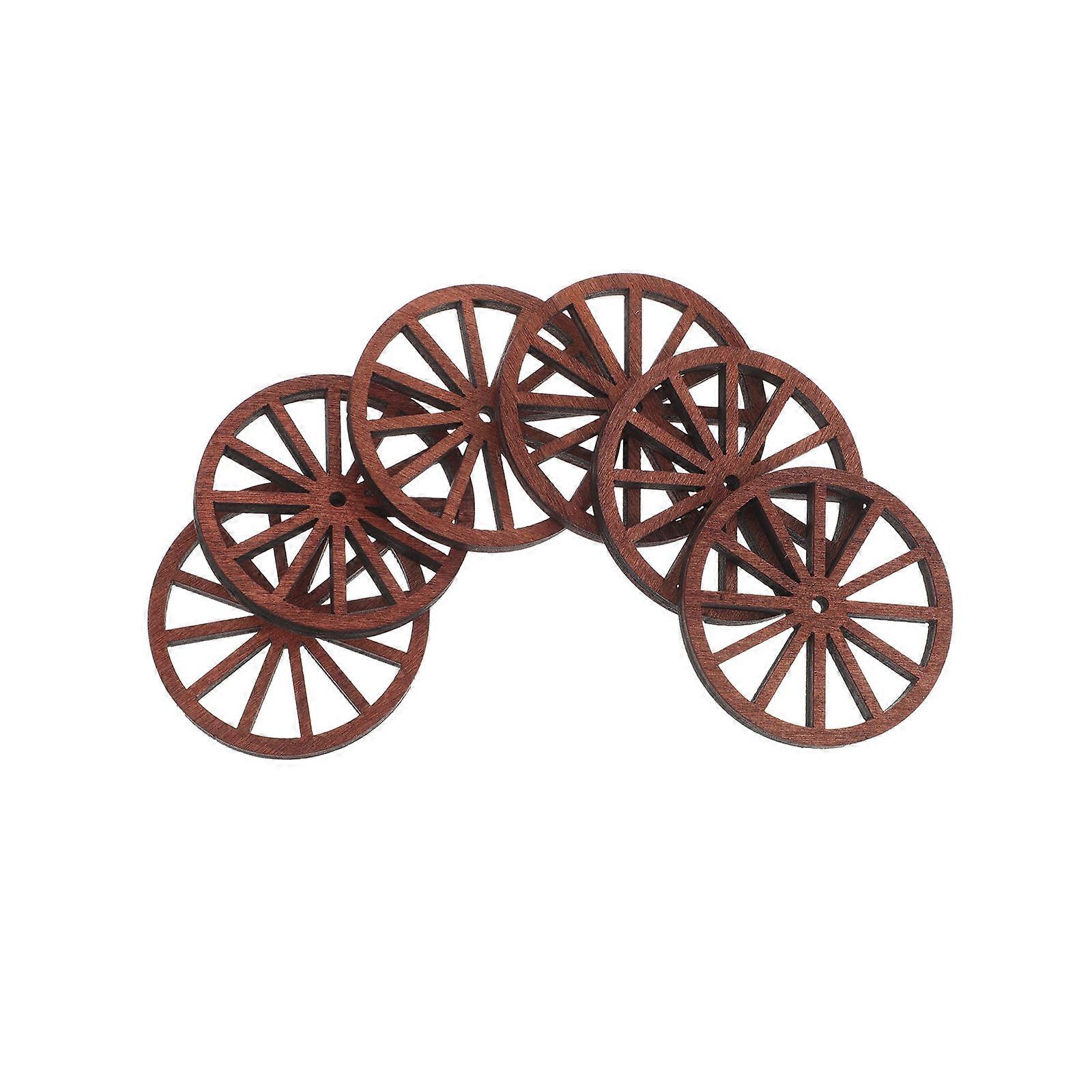 Rustic Wooden for Decoration 48Pcs Vintage Decor