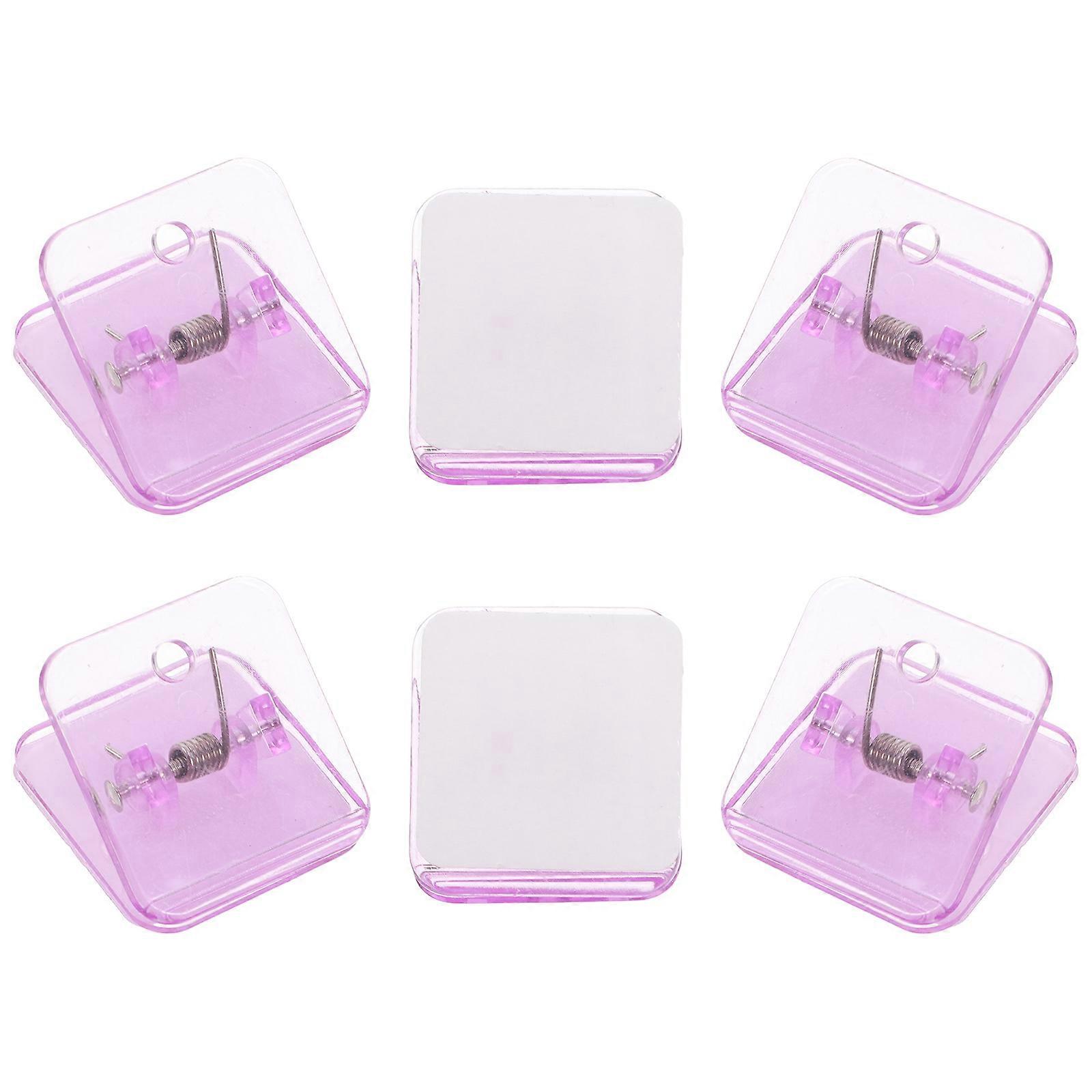 Clear Wall Pee Pad Holder for Dog Potty Training 30Pcs Violet Clips