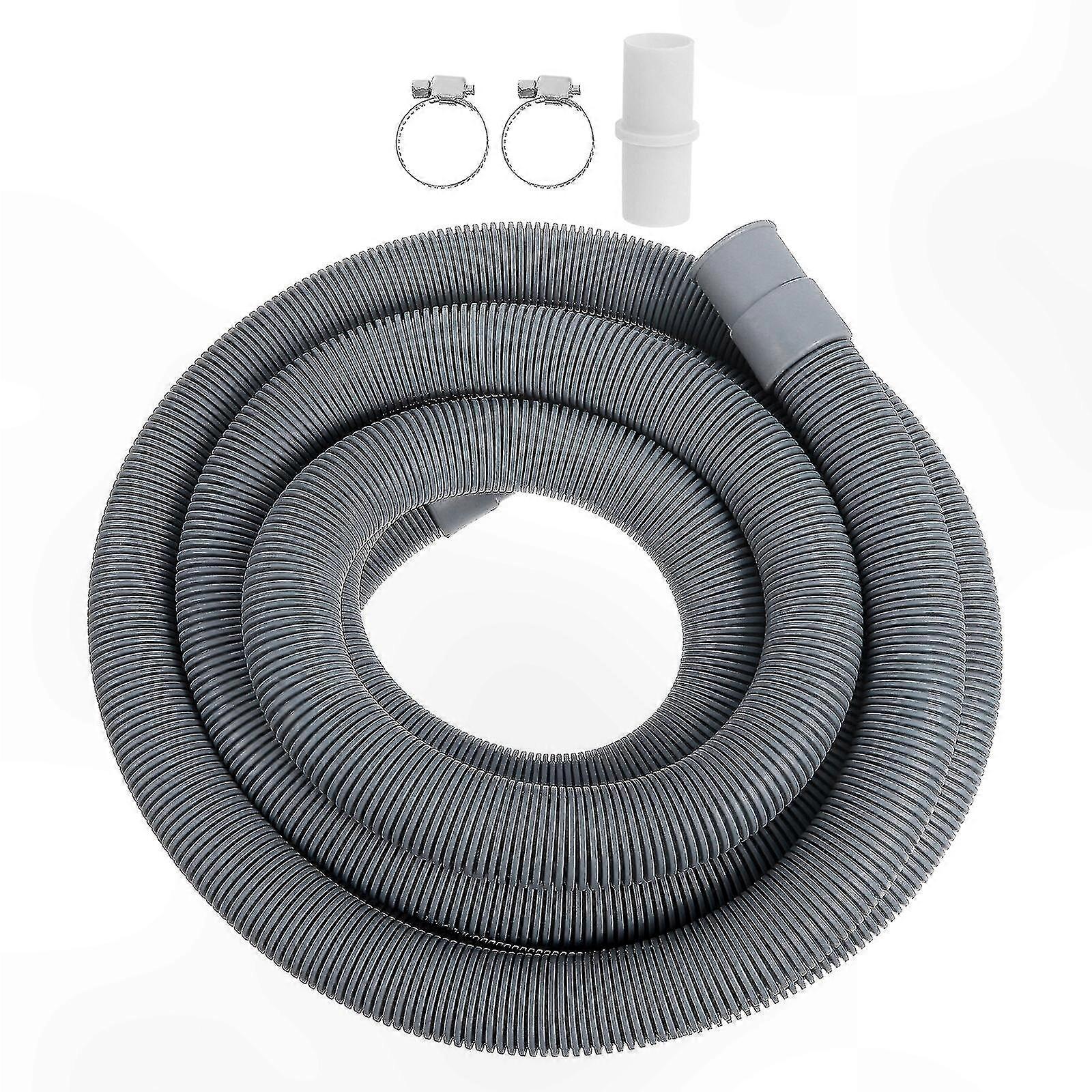 Drain Hose Kit with Connectors and Clamps for Washing Machine Water Flow Solutions