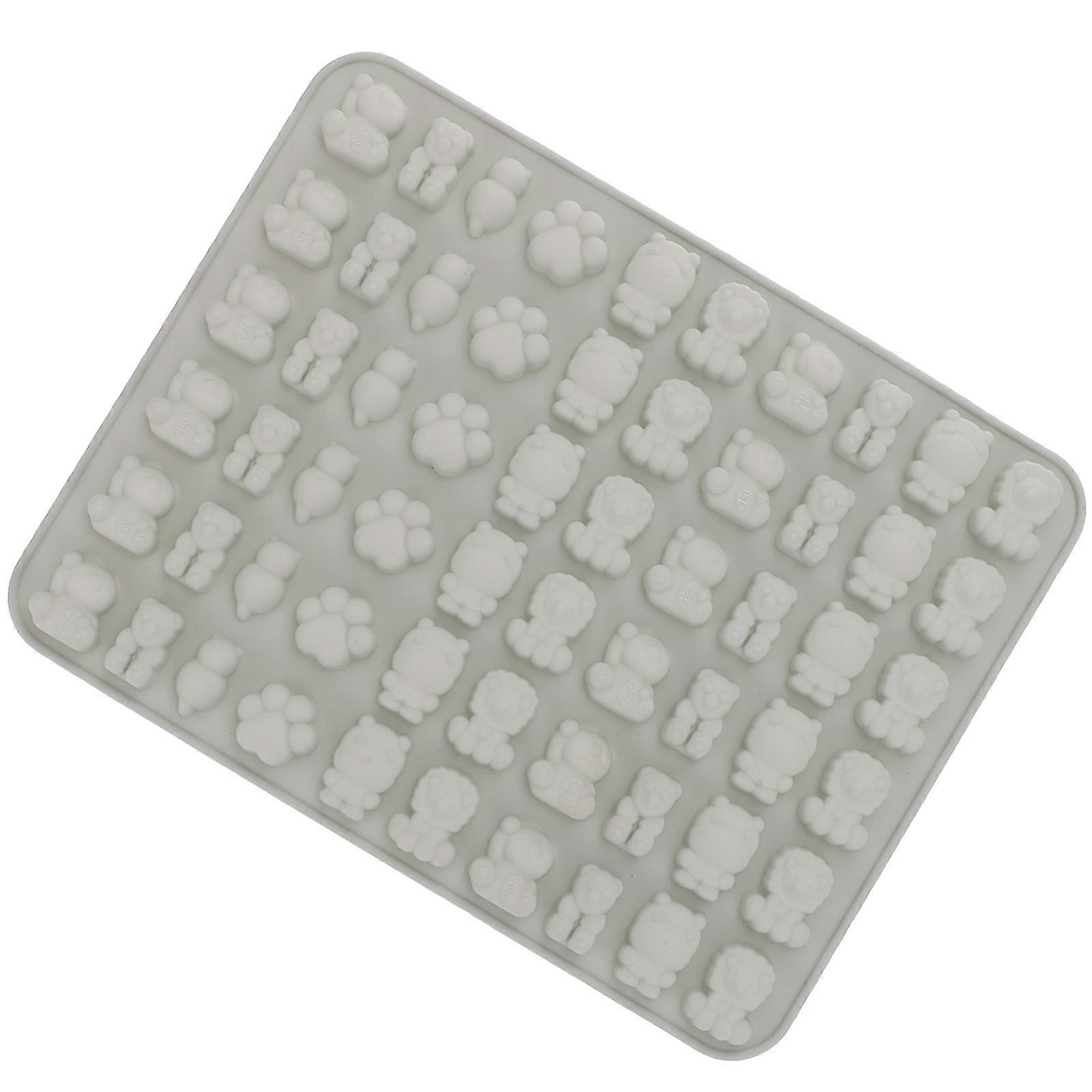 Heat Resistant Silicone Candy Mold for Jelly Making 3Pcs Set Blue