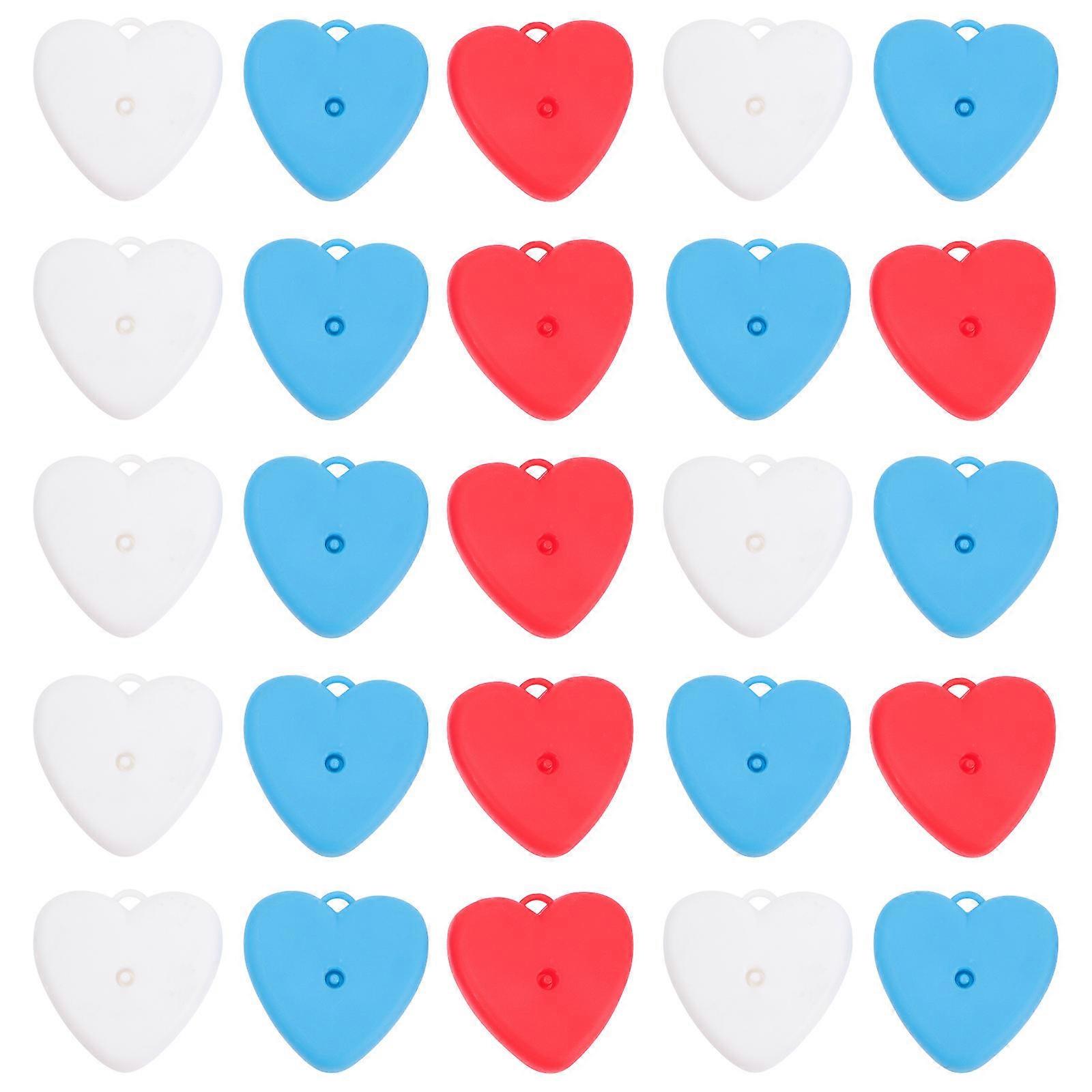 Balloon Weight Blocks Colorful Heart Balloons Weights for Wedding 75Pcs