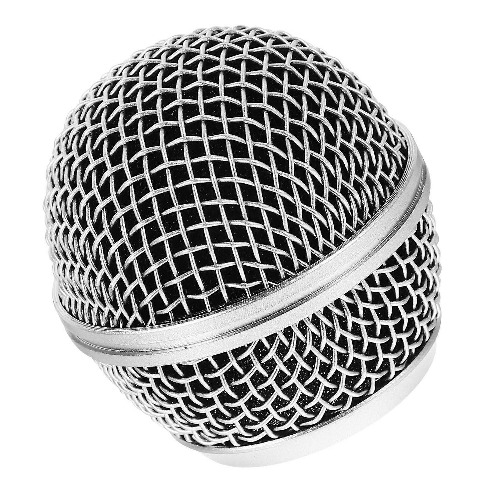 Durable Microphone Metal Grill Replacement Head 4Pcs for Microphone Use