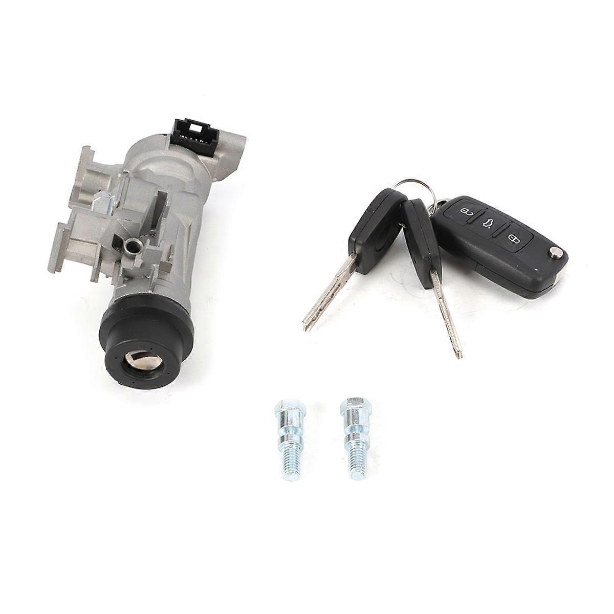 1K0905851B, ILA740 Ignition Switch Lock Cylinder Assembly with Lock Cylinder Key Remote Control for