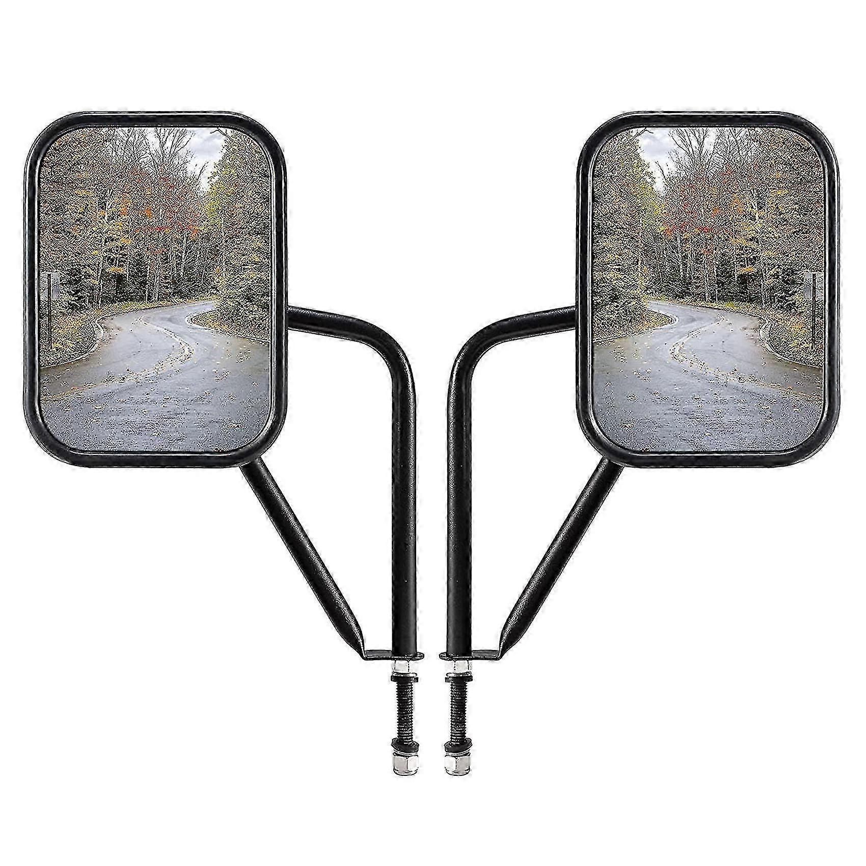 For Wrangler CJ YJ TJ JK JL & Unlimited Rearview and Square Door Side Hinge Off Mirrors