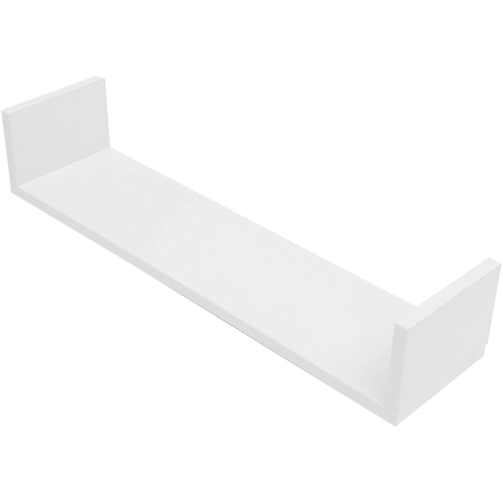 Rustic Style Wall Shelf Floating Shelf Wood for Home 2Pcs