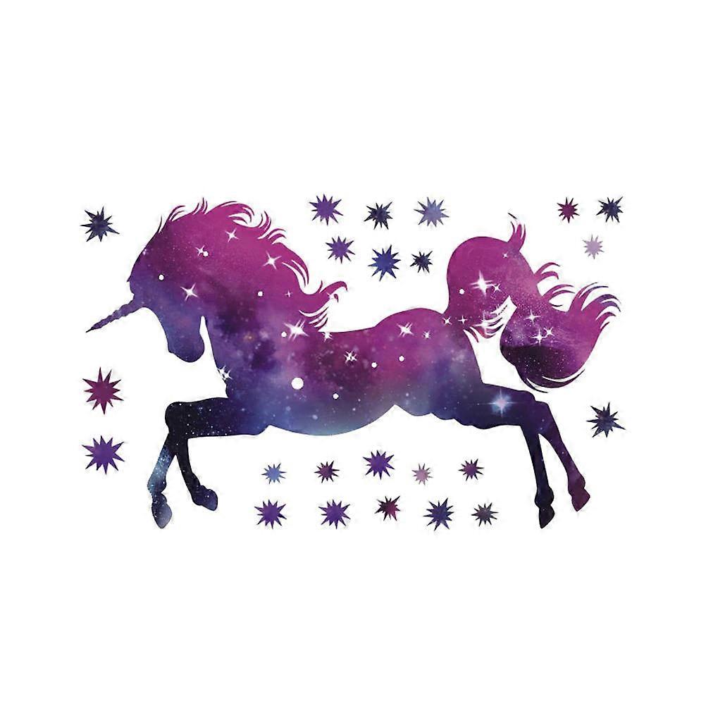 Purple Wall Sticker 2Pcs for Bedroom Decorative Use