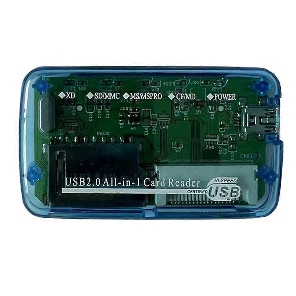 USB 2.0 Card Reader Dongle MS TF M2 XD SD Memory Card Writer 480Mbps View Data  fer Adapter Plug Play B