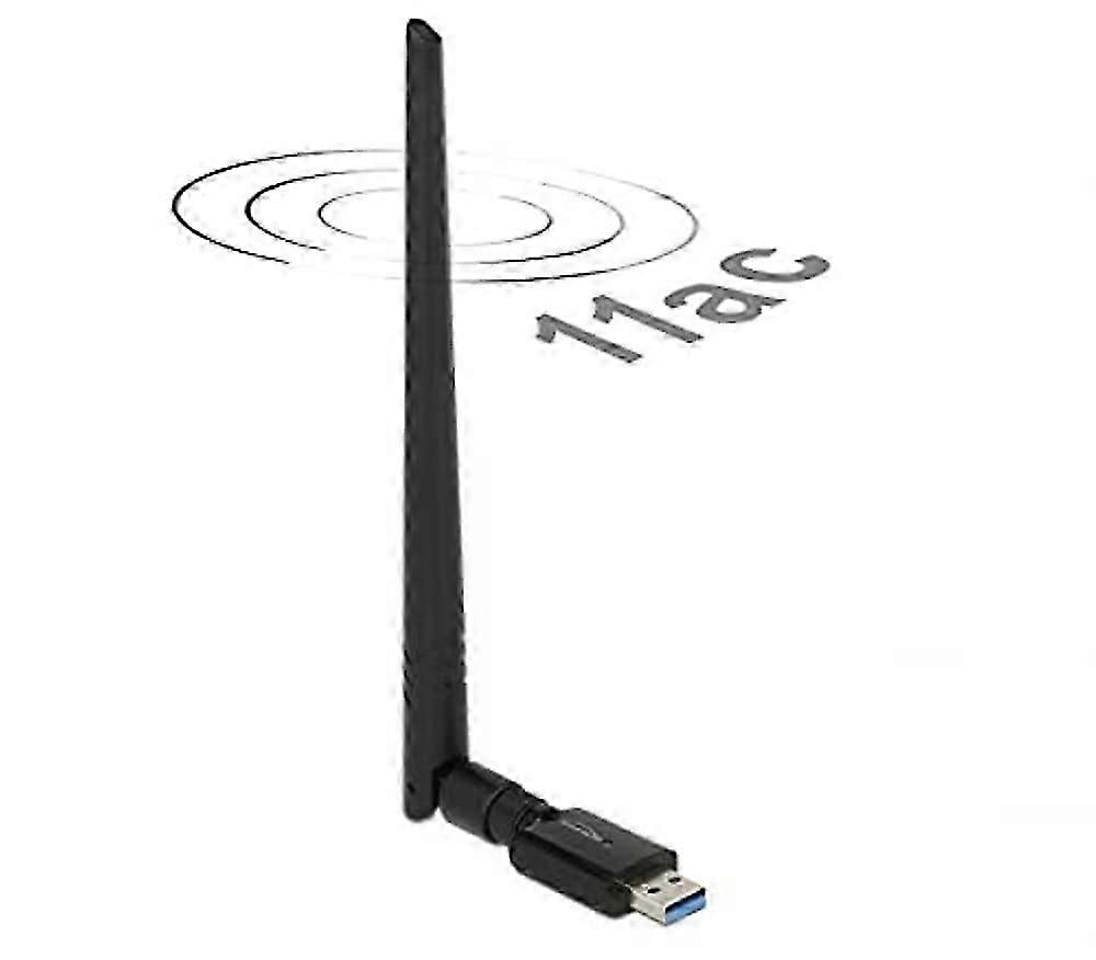USB 3.0 Dual Band WLAN Adapter with Antenna for High-Speed Internet Connectivity