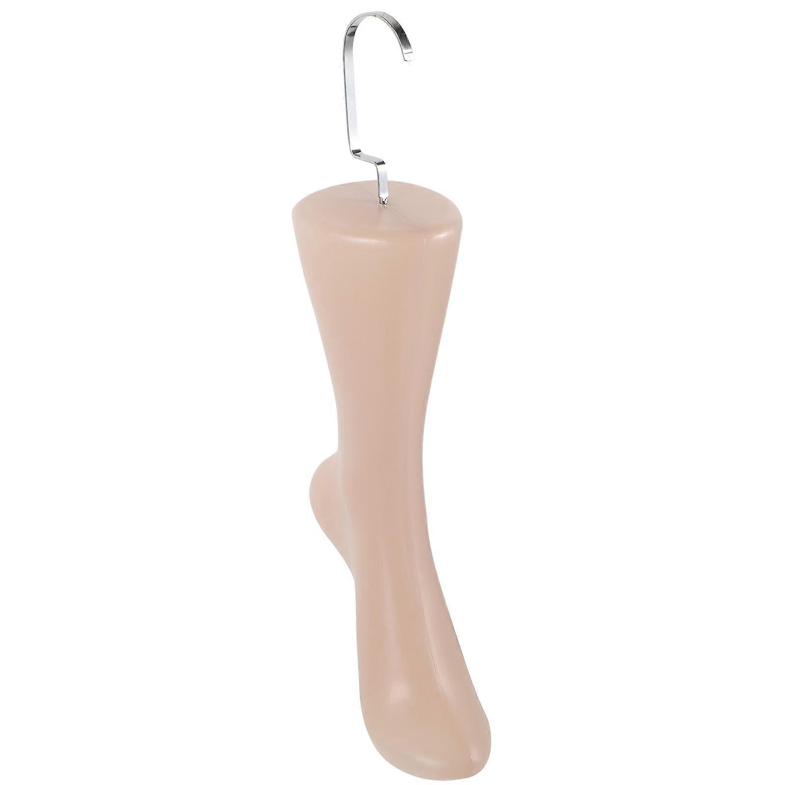2Pcs Female Foot Model with Hook for Sock Display Plastic Mannequin