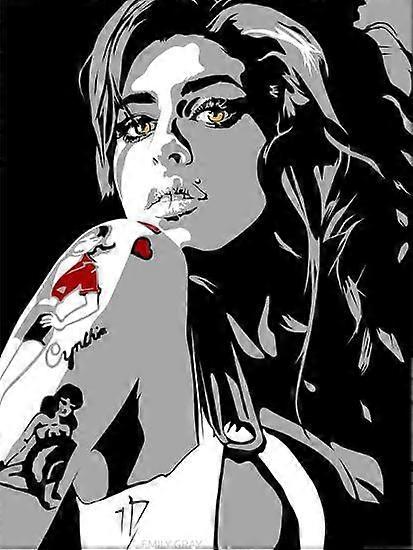 A NEW Amy Winehouse Poster Canvas Posters Framed/Unframed