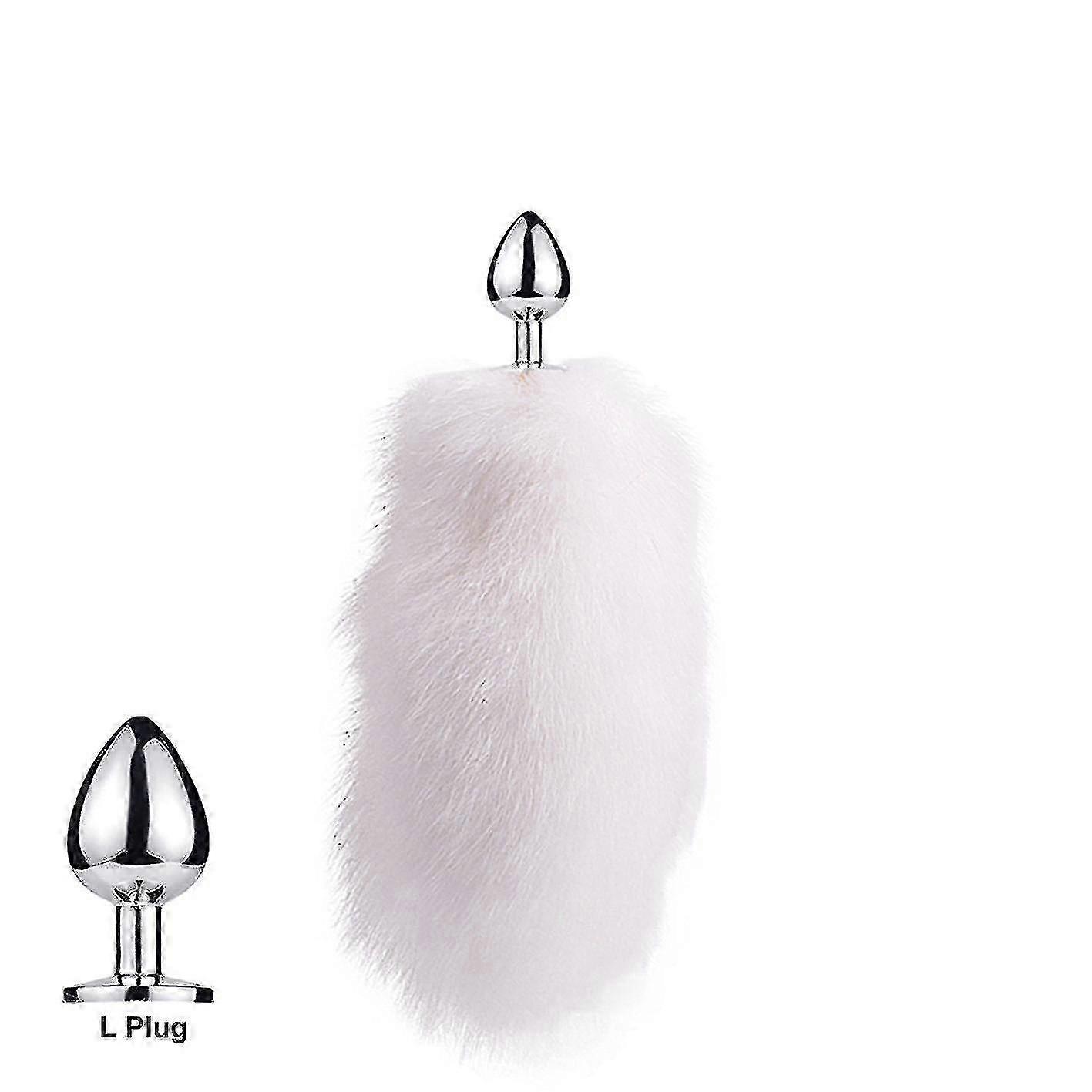 Tail Plug-in Fox Tail Cat Small Props Real Hair Small Tail Detachable Dog Playing Sp