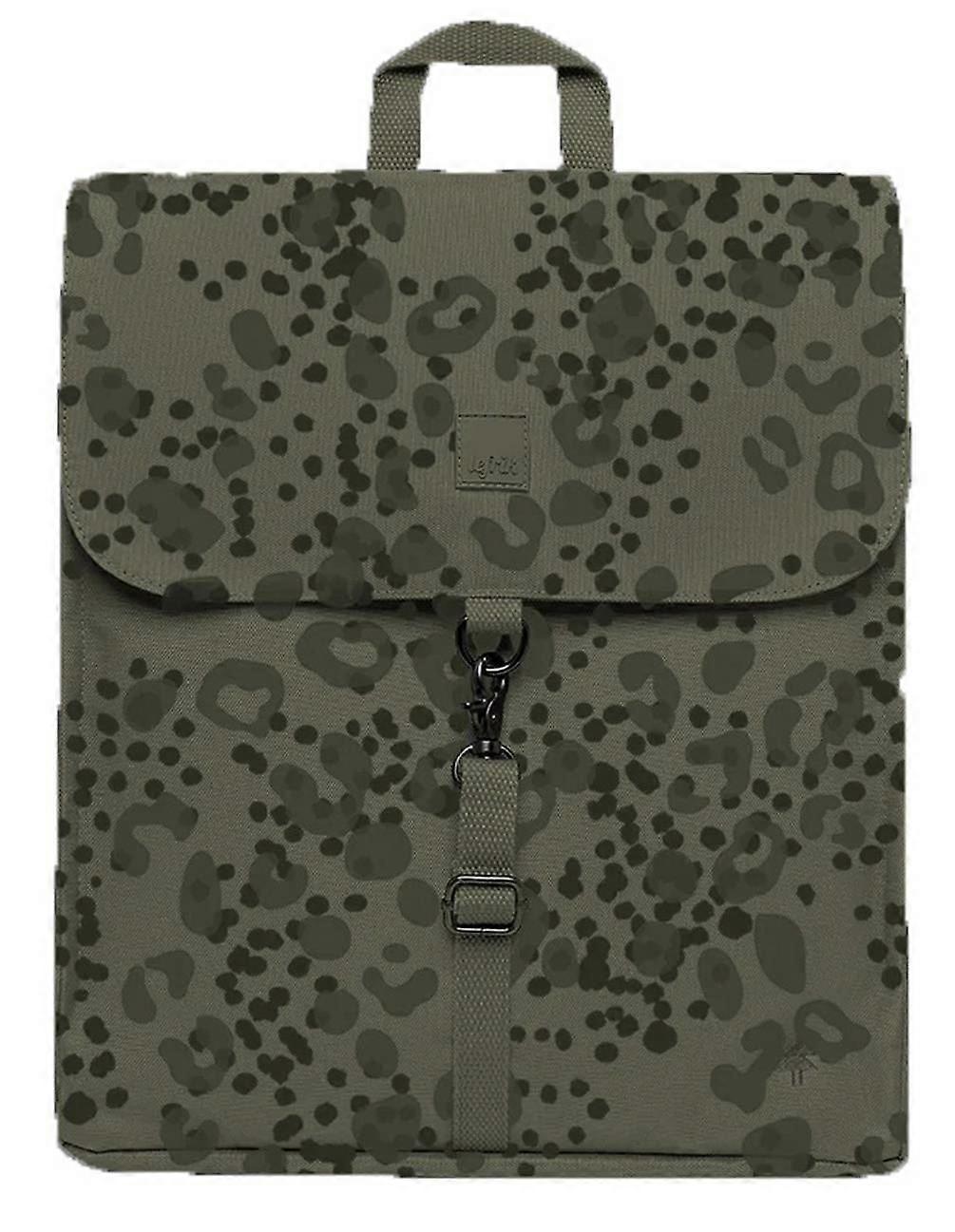 Lefrik Handy Mini Cheetah Print Backpack - Green/Black