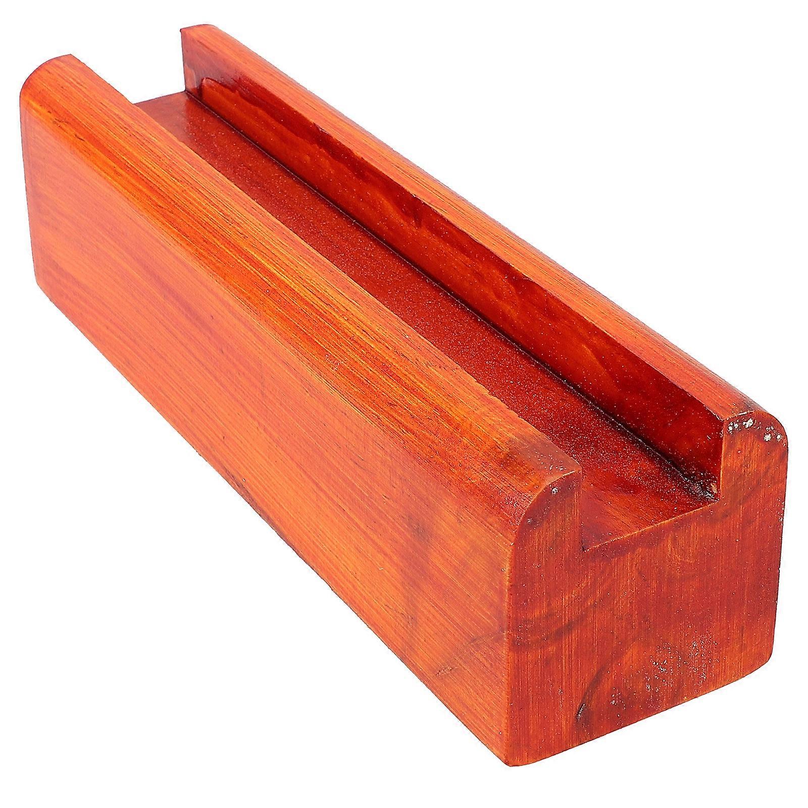 Anti-Skid Wooden Mirror Holder 2Pcs For Home Decoration Multi-Use Stand With Simple Design Ideal For Living Space
