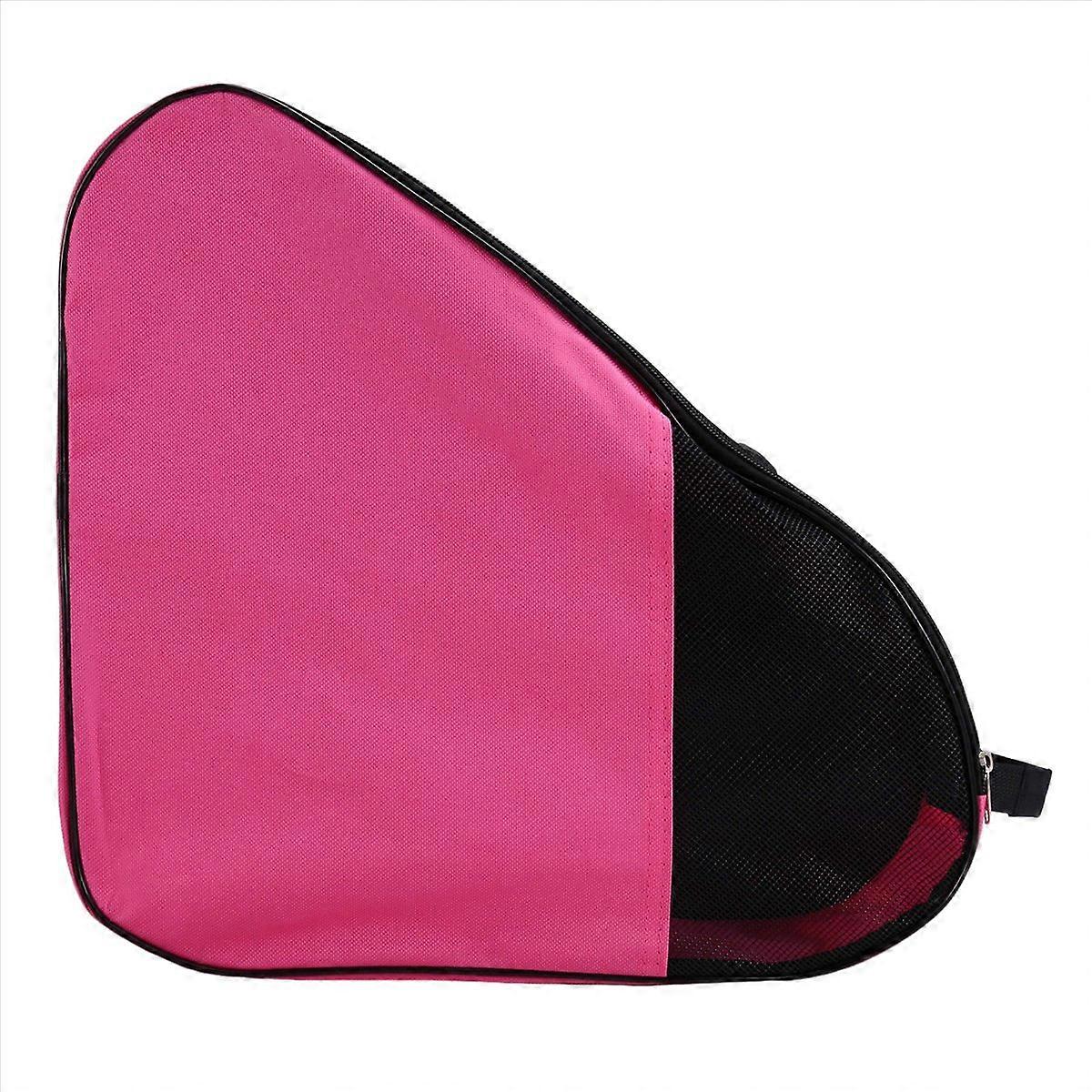 Breathable Skate Bag+Adjustable Shoulder Strap Rose Red