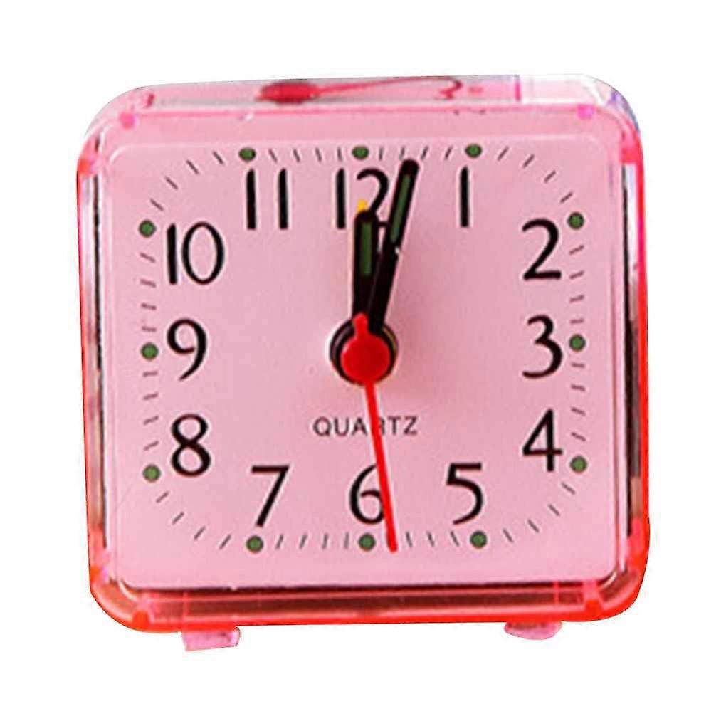 Jygee Square Small Bed Alarm Clock Transparent Case Clock