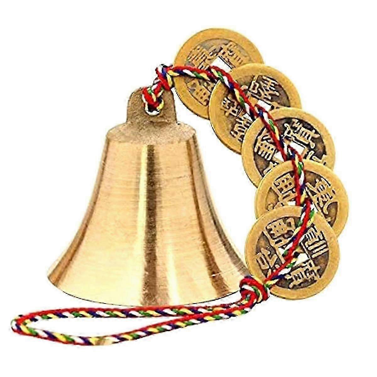 Chinese Feng Shui Bell for Wealth and Safe, Peace and Success,Feng Shui Elements, Door Chime or Dec nc-u7