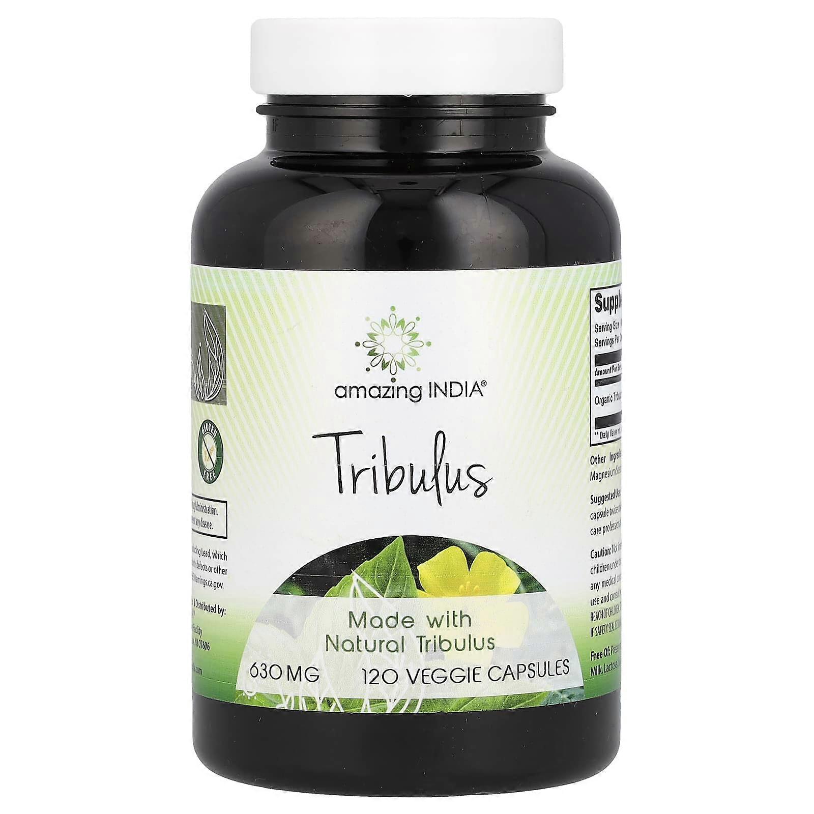 Tribulus, 630 mg, 120 Veggie Capsules