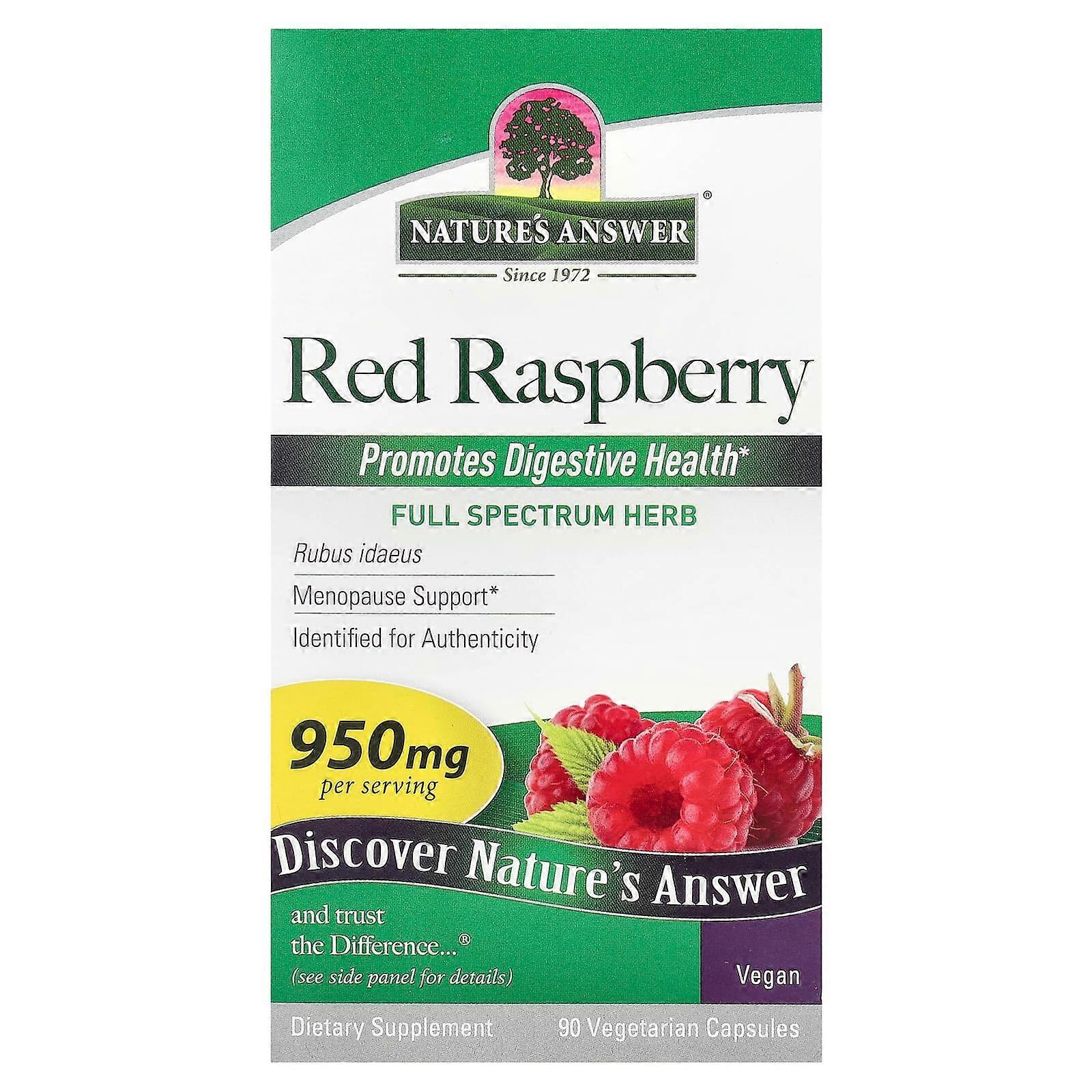 Red Raspberry, 950 mg, 90 Vegetarian Capsules (475 mg Per Capsule)