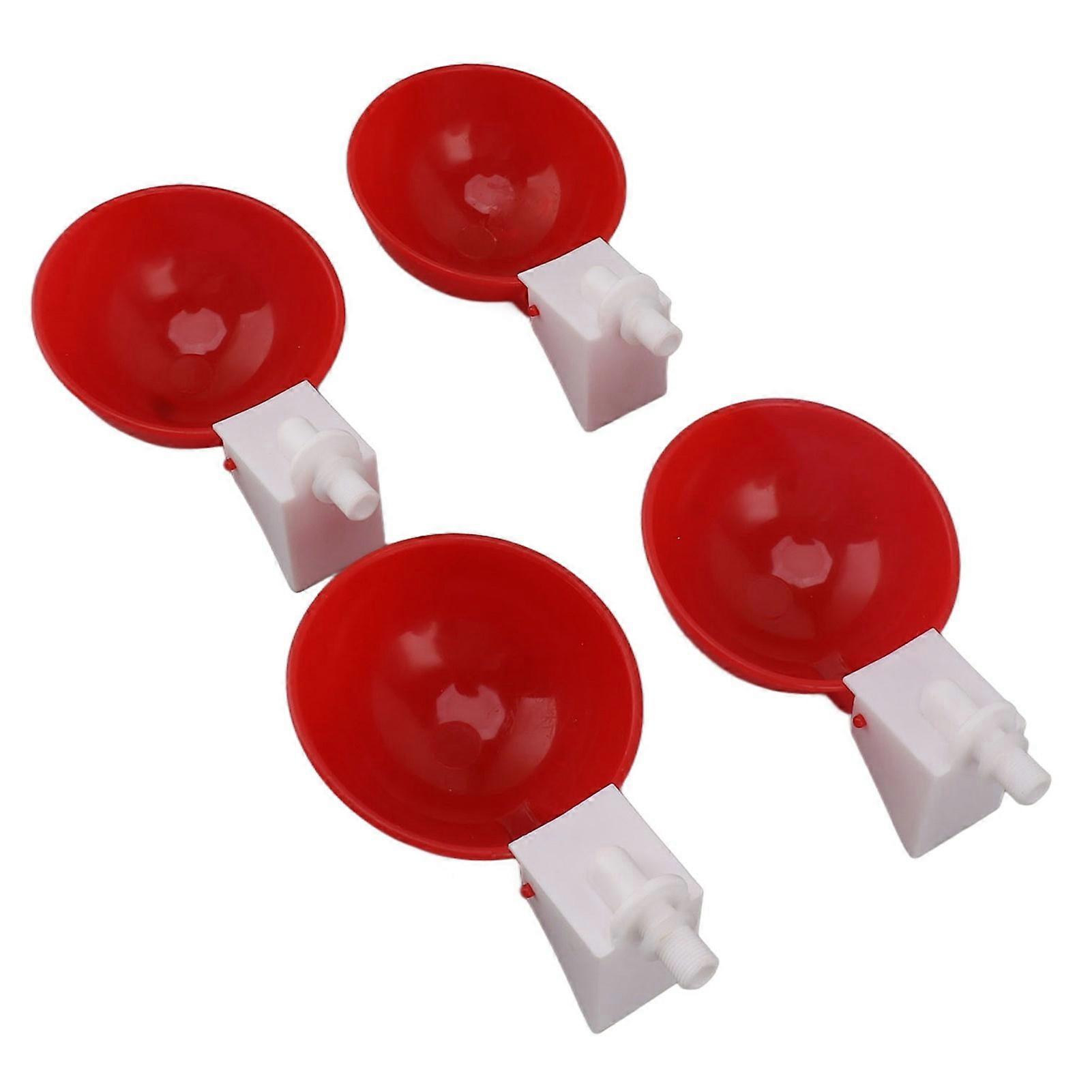 8 PCS Large PVC Automatic Chicken Water Cups 165g Universal