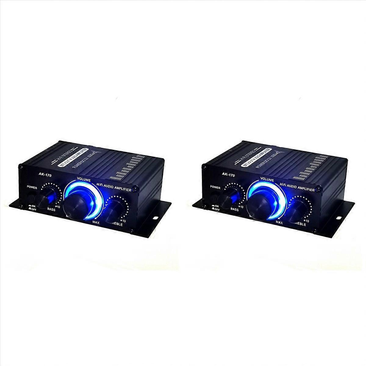 Mini Stereo Amplifier Dc12V Dual Channel Hi-Fi Audio Player
