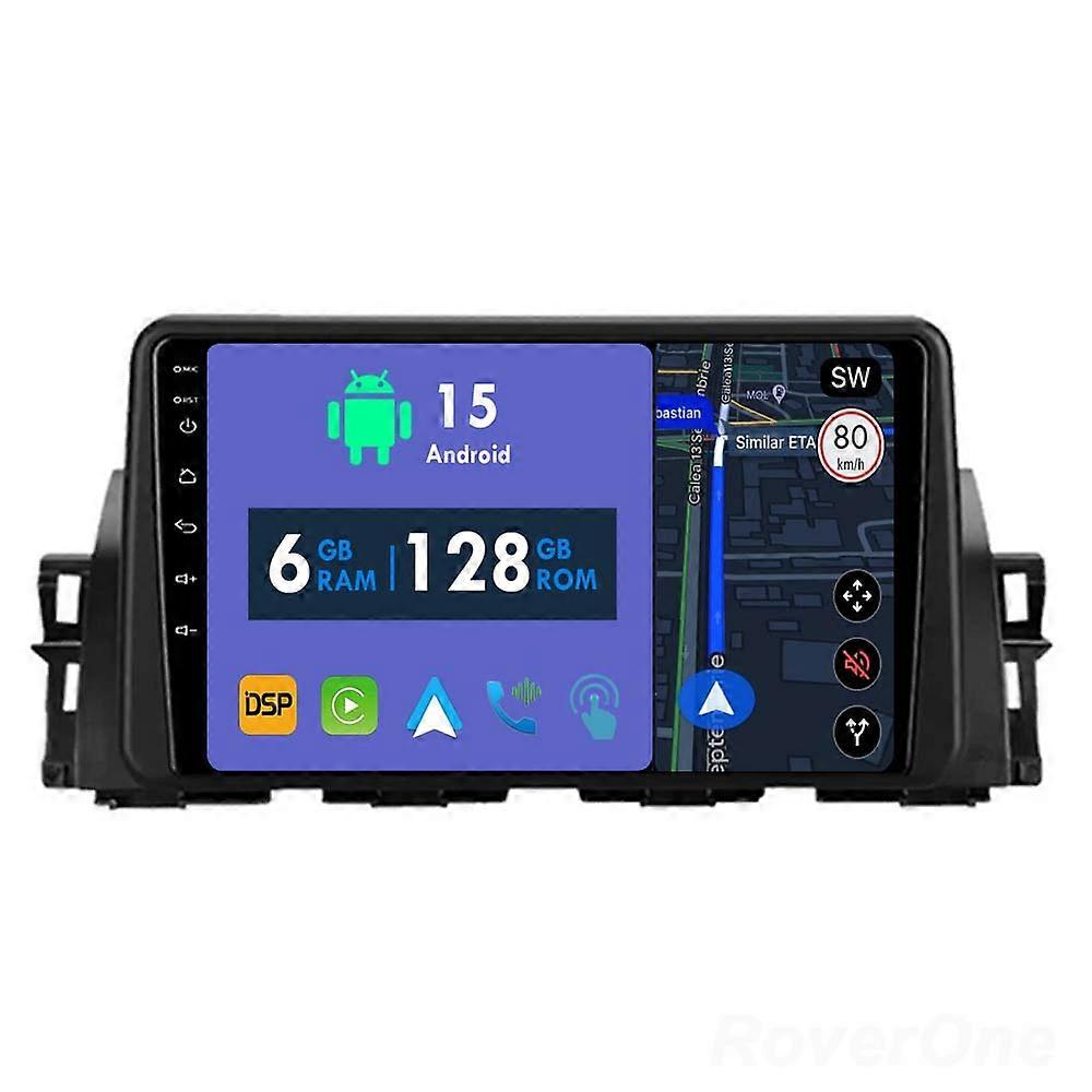 Car Radio 6G+128G CarPlay GPS Navigation Head Unit for Renault Kiger 2021 Android Auto Bluetooth Stereo Touch Screen