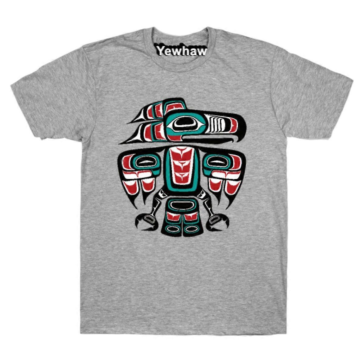 Haida Tlingit Native Raven Totem T-paita