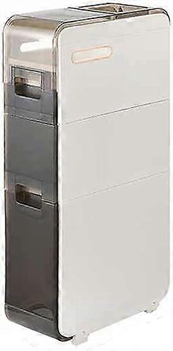 24 Tier Storage Shelf FloorToCeiling MultiLayer Storage Cabinet For Bathroom Crevice Toilet Side Cabinet Narrow Space