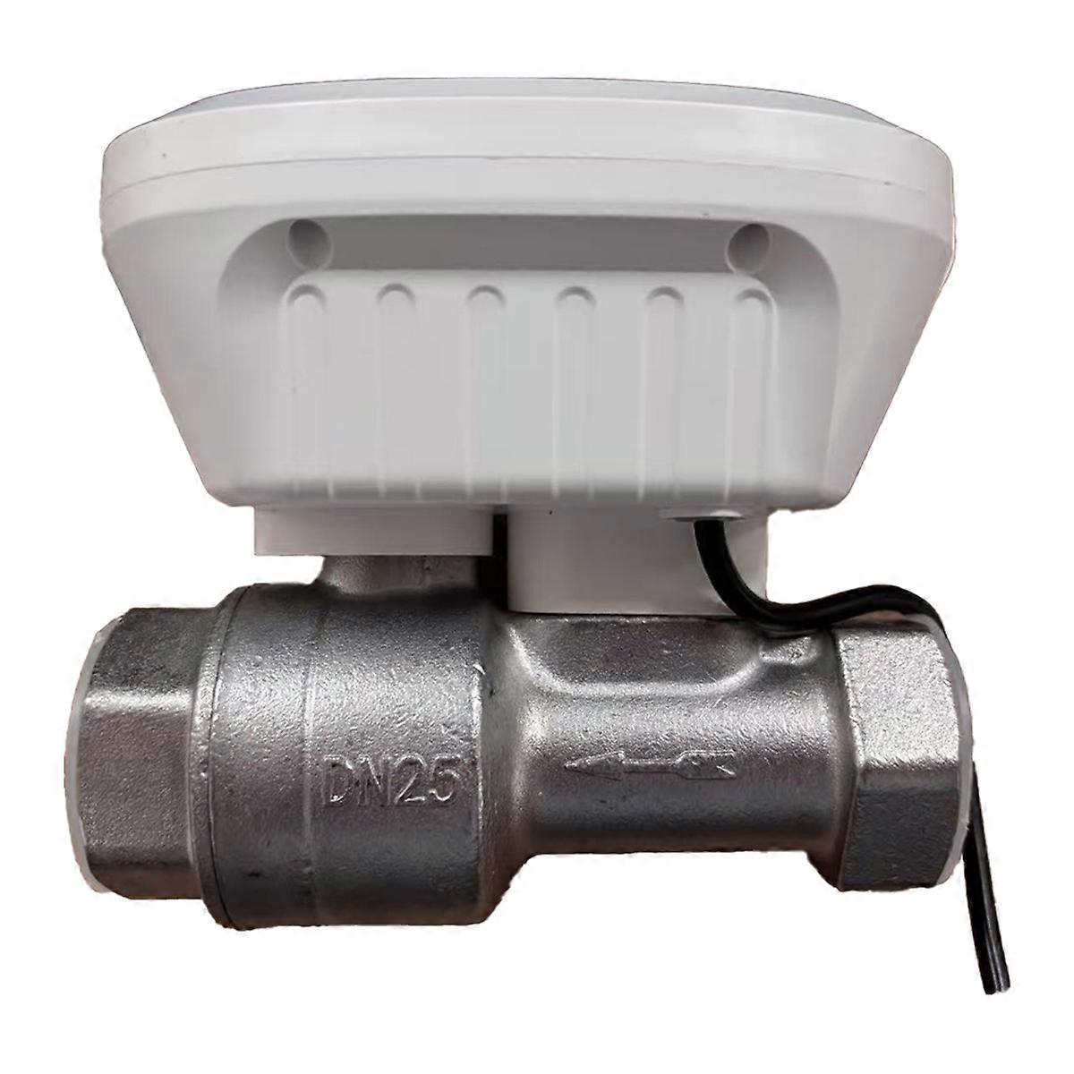 Tuya Smart WiFi Water Valve Water Meter Water Flow Rate Consumption Temperature Display Timer Smart Life Control EU PLUG