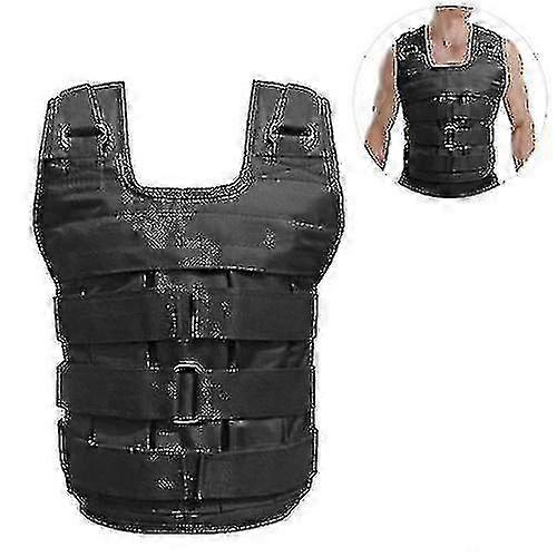 Weight loading vest for workouts - 50kg adjustable oxford cloth
