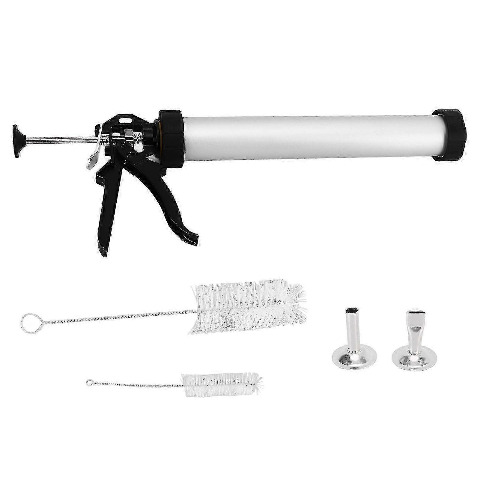 Jerky Gun with 15in Beef Stick Maker and Easy Cleaning Nozzle Set