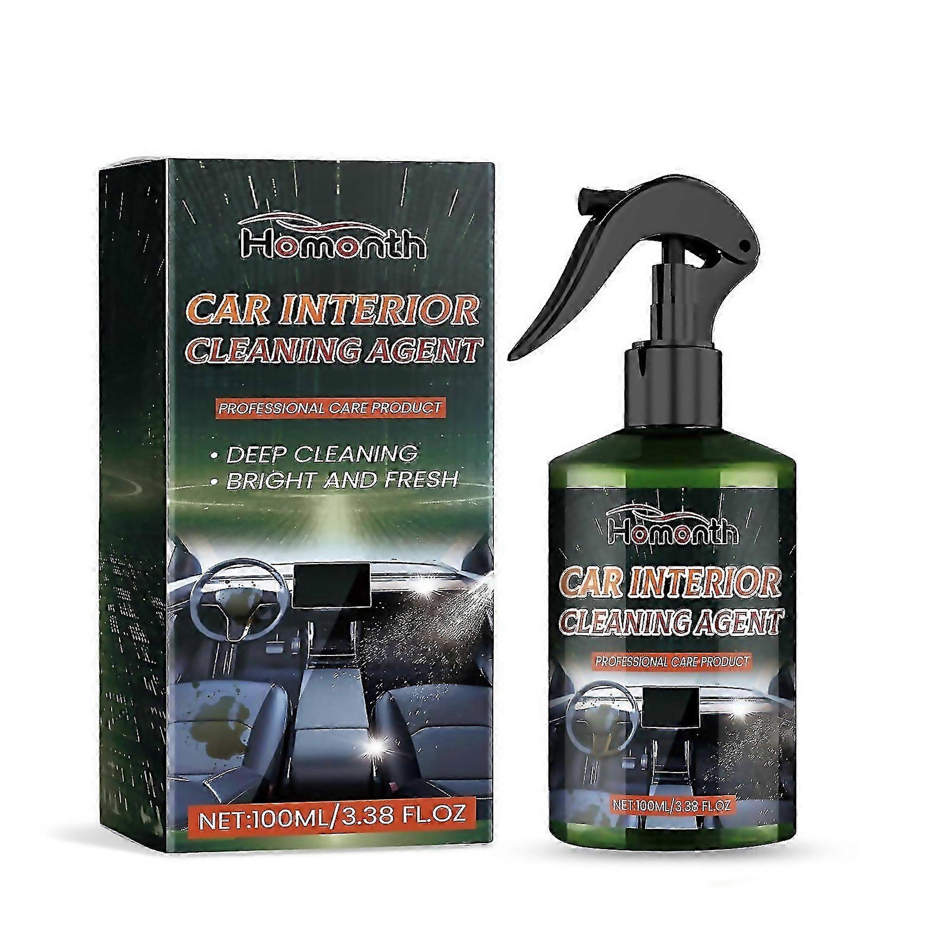 For Multifunctional Car Interior Cleaner Quick Decontamination Odor Removal 100ml